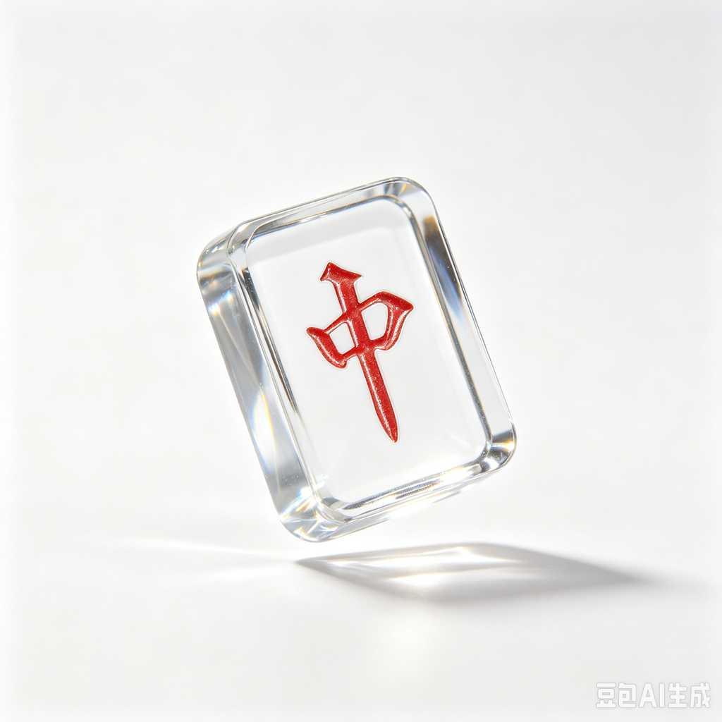 jelly transparent mahjong set